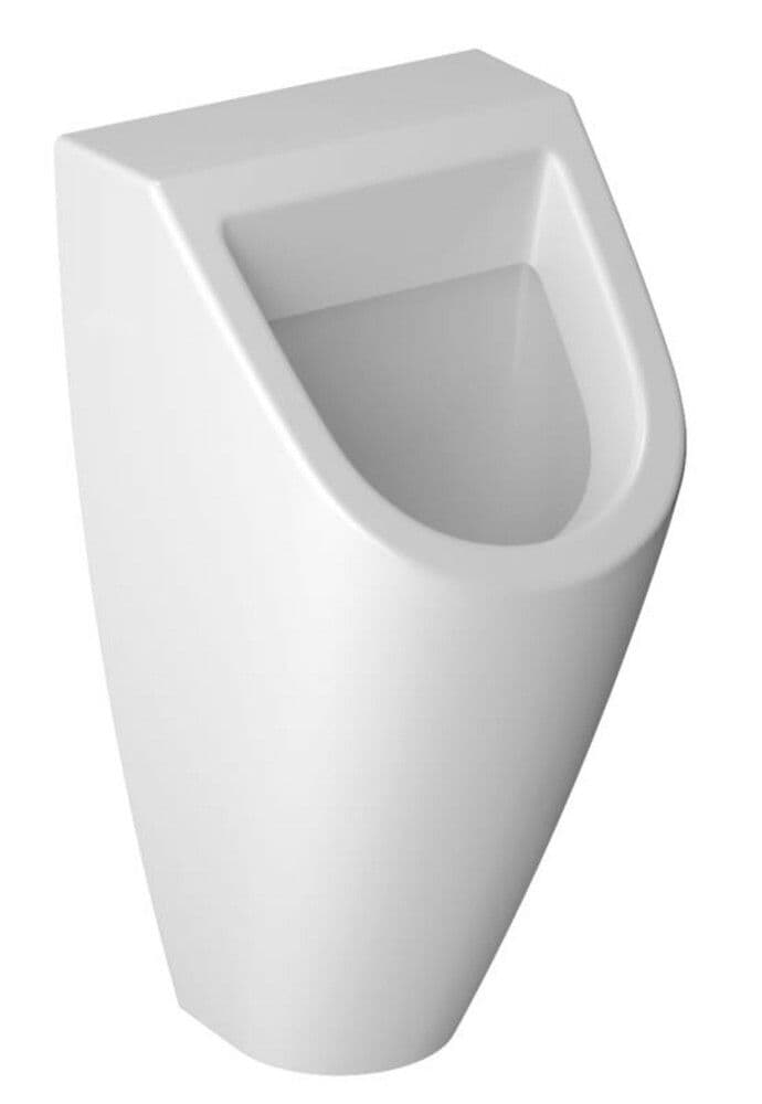 intro Star II urinoir entrée derrière encastré 310x300x625mm porcelaine blanc vue 1