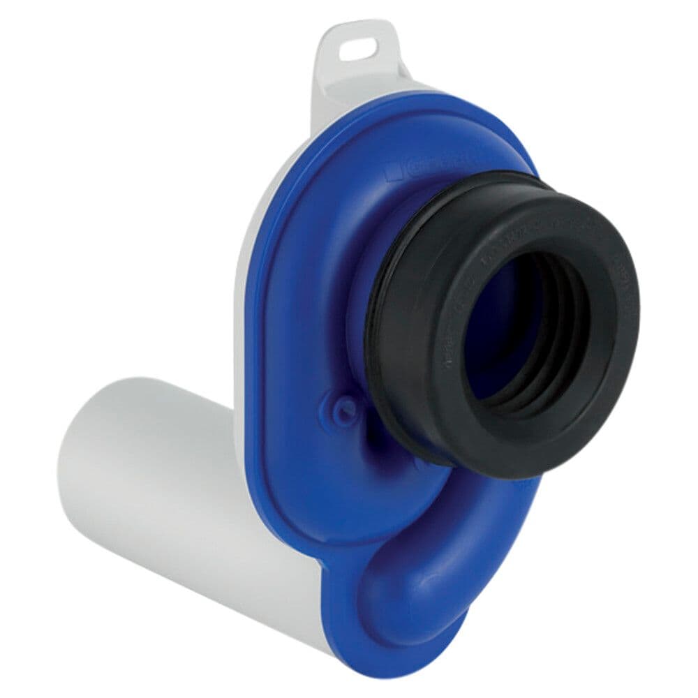 Geberit siphon pour urinoirs horizontal en PP blanc vue 1