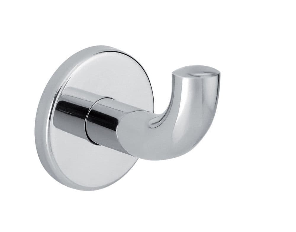 Delabie patère modèle court 62x65x73mm inox poli brillant fixations invisibles vue 1
