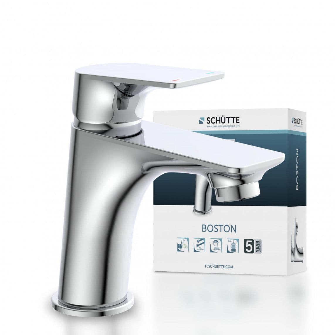 33210 BOSTON Mitigeur lavabo, chromé vue 1