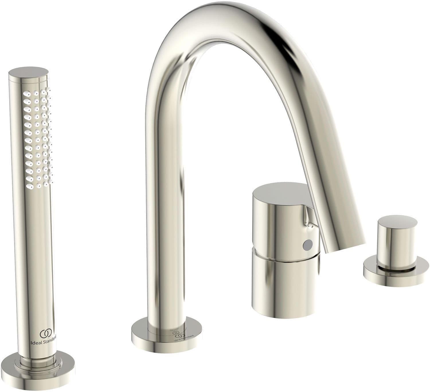 4TROU MELANGEUR BORD DU BAIN BAIN JOY IDEAL STANDARD LOOK RVS vue 1