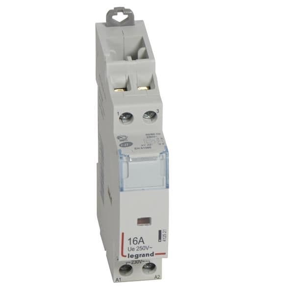 CX³ contacteur de puissance 230V - 2 pôles - 16A 250V - NO + NF - 1 module vue 1
