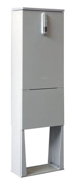 Armoire de trottoir hauteur 725, porte lisse vue 1