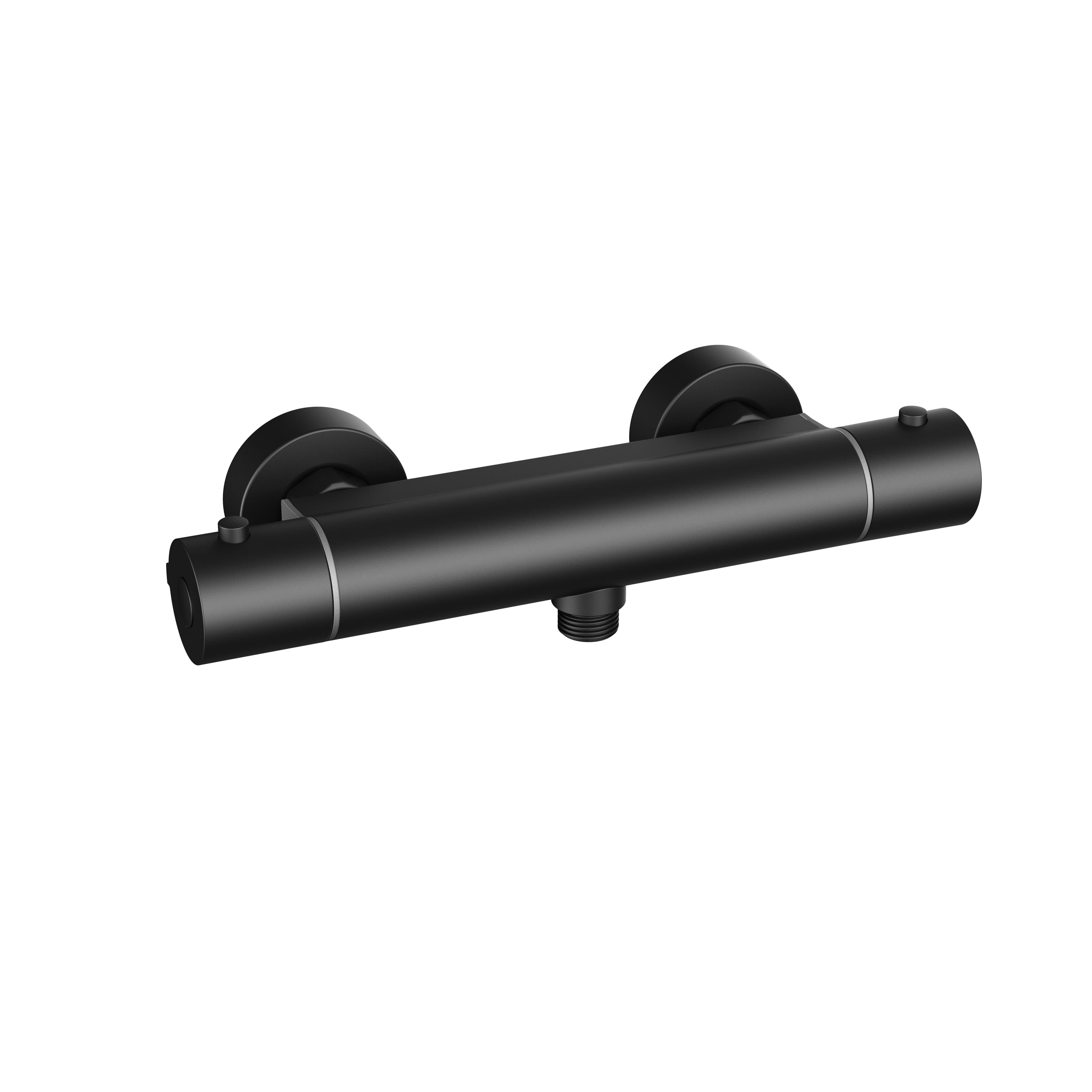 ALONI MITIGEUR DE DOUCHE - THERMOSTATIQUE - COOL TOUCH - BELGAQUA - NOIR MAT vue 1
