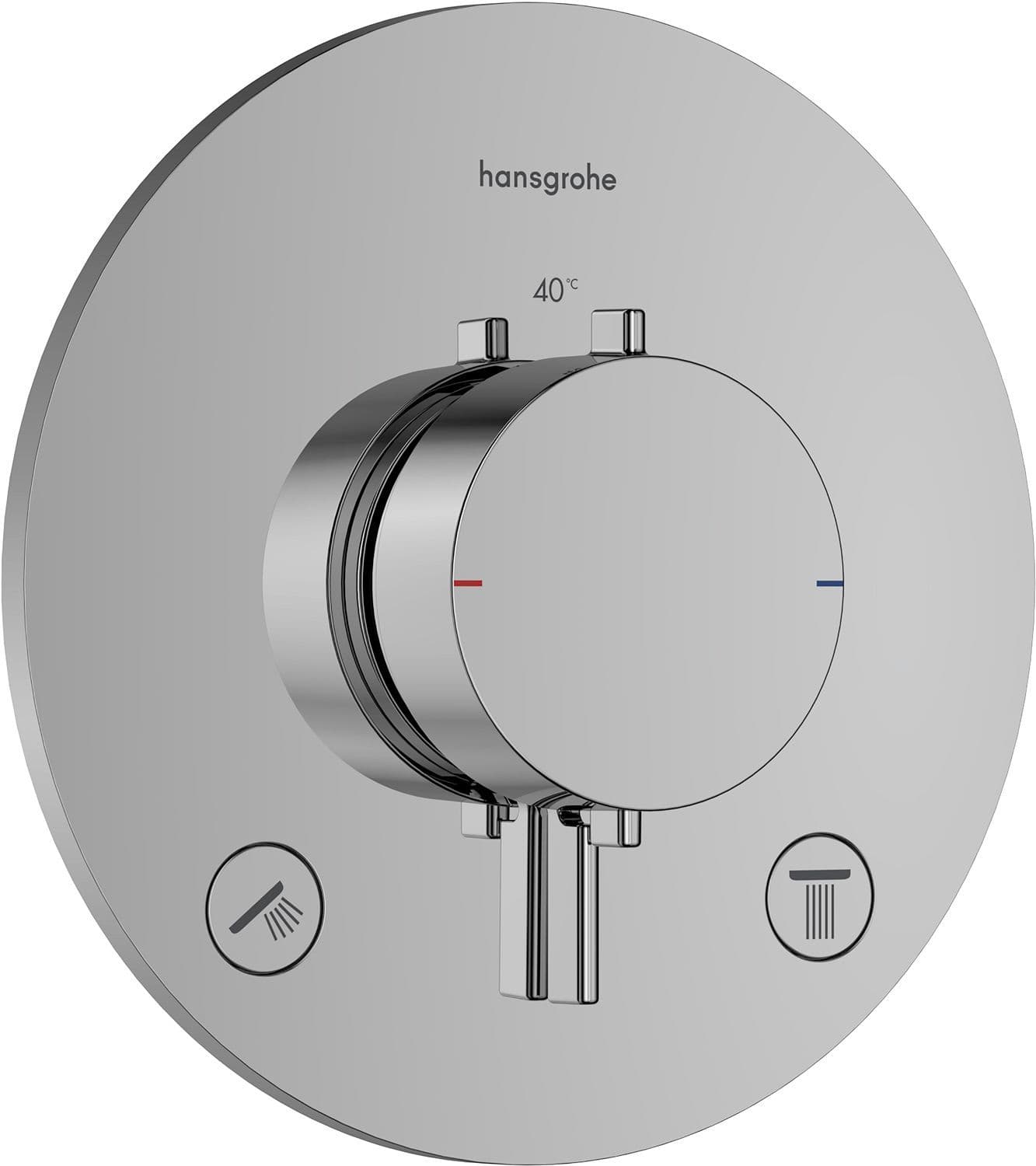 SET DE FINITION THERMOSTAT+2 ROBINET ECOSTAT COMFORT S CHROME vue 1
