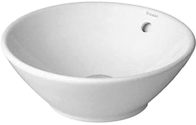 VASQUE A POSER BACINO DURAVIT DAIMETRE 420MM SANS PLAGE ROBINET+TROP-PLEIN BLANC vue 1