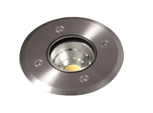 Bolas HP Led - 6,5W 25° Daylight - 350mA - angle 20° - plaque ronde 100mm - Inox vue 1