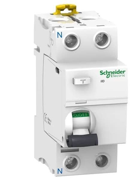 IID - protection différentielle - 2 pôles - 63A - 300mA - type A (eu) vue 1