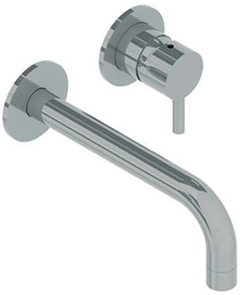 MITIGEUR LAVABO MURAL A ENCASTRER STEEL PAFFONI 250MM COMPLET INOX vue 1