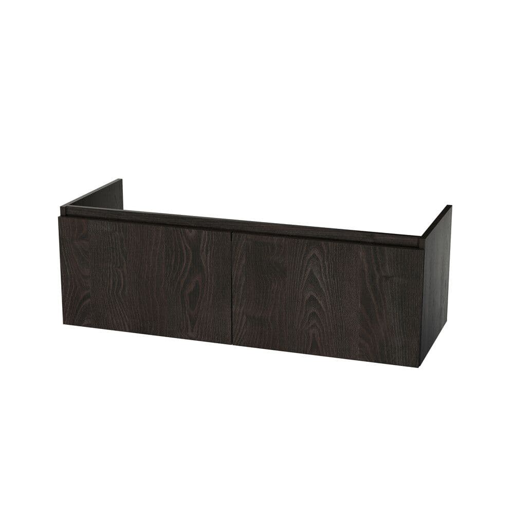 intro Stella sous-meuble B1200xH400xD495mm 2portes Thermo Oak Black vue 1