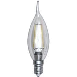Lampe Led filament C35 flamme transparente E14 2W 3000K non dimmable vue 1