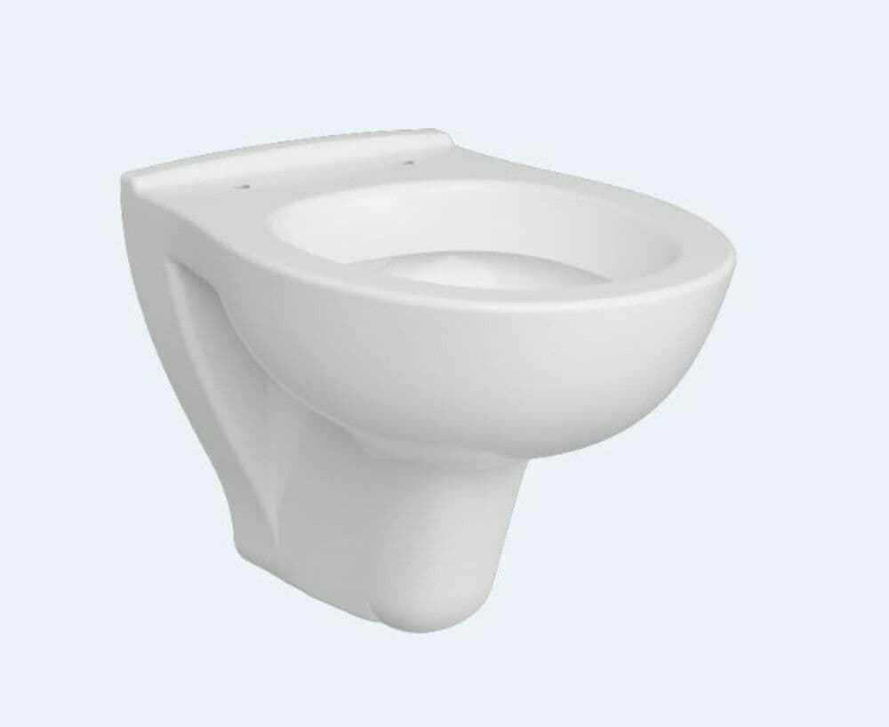 intro Star+ cuvette suspendue courte 480 mm porcelain blanche vue 1