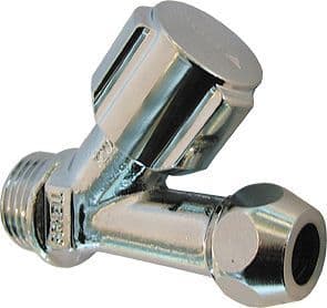 ROBINET D'ARRÊT DROIT SCHELL M 1/2"-10MM CHROME vue 1