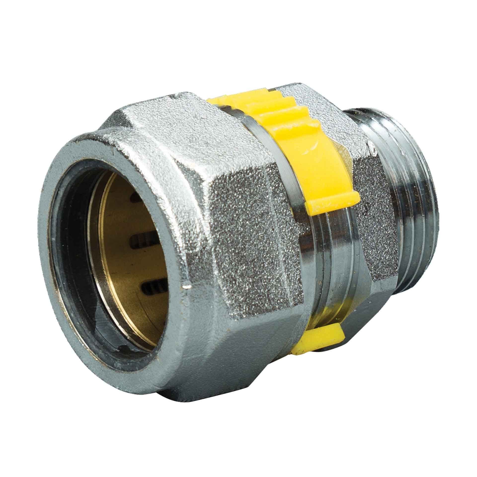 RACCORD GAZ PLT DROIT 1/2MX20 vue 1