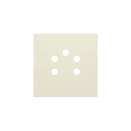 Set de finition pour prise téléphonique à cinq pôles, couleur cream vue 1