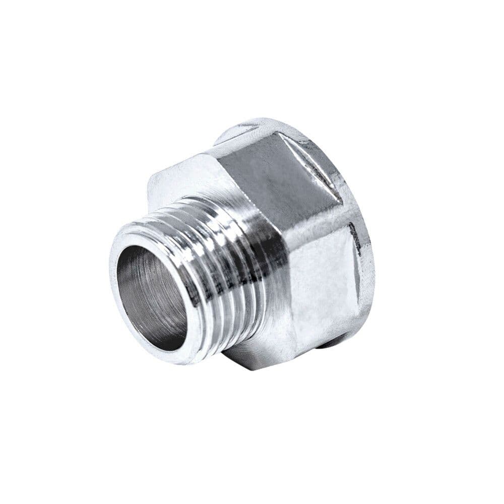 pièce réduit laiton/chromé 3/4"M x 1/2"F vue 1