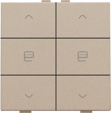 Commande de moteur double pour Niko Home control Champagne vue 1