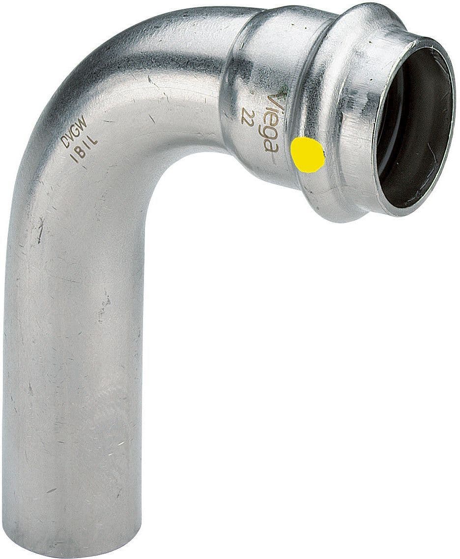 COUDE 90°MF 28MM SANPR INOX GAZ VIEGA vue 1