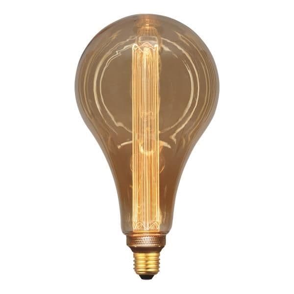 Lampe deco en poire p165 dimmable 3,5W 2000K E27 verre Or vue 1