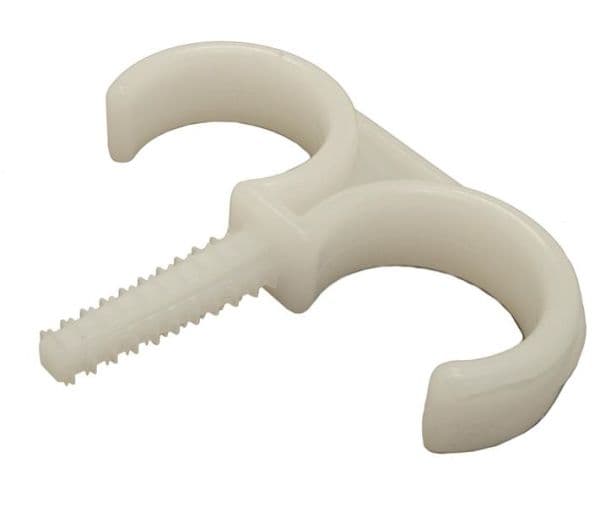 Clips cheville en PVC - double 2 x 21 - 25mm vue 1