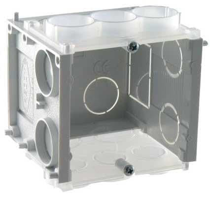 Boîte d'encastrement B65 avec 2 vis vue 1