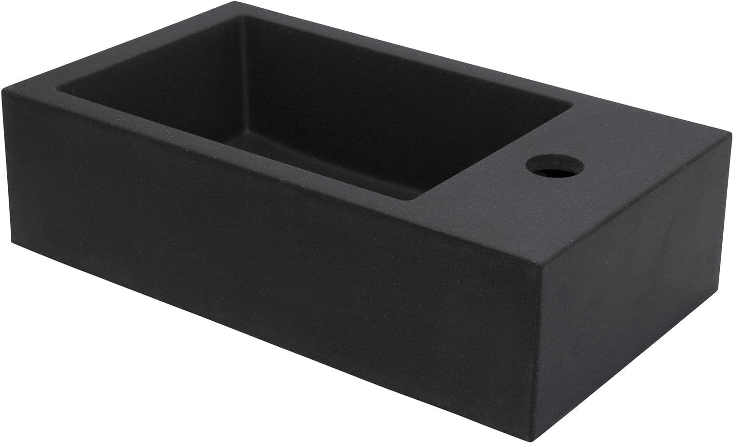 LAVE-MAINS NEWFORM 40X22CM TROU ROBINET DROIT LAVA vue 1