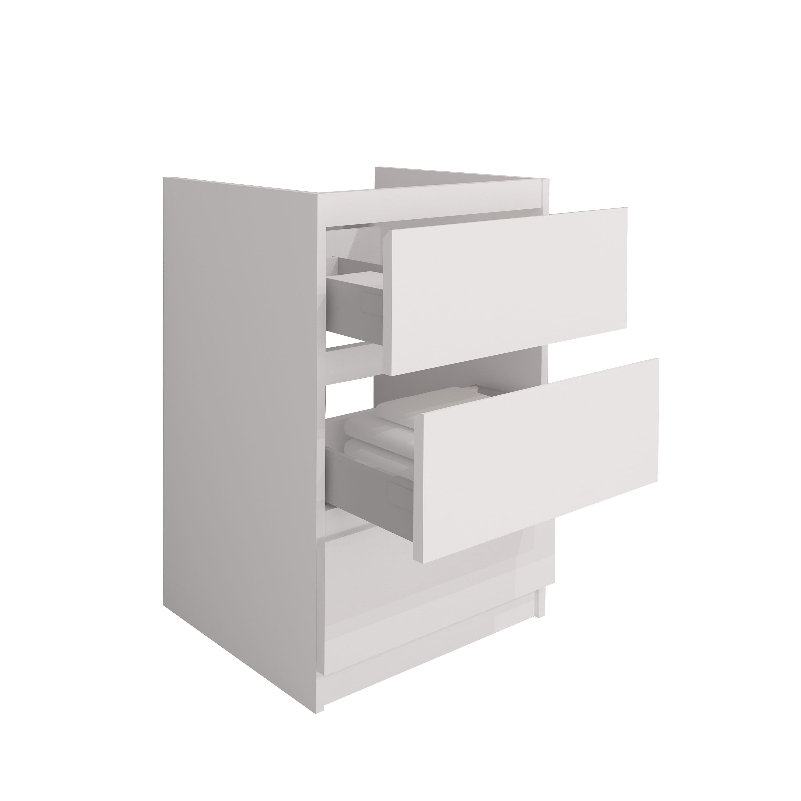 JUPITER MEUBLE SOUS-PLAN (60CM) - BLANC MAT vue 1