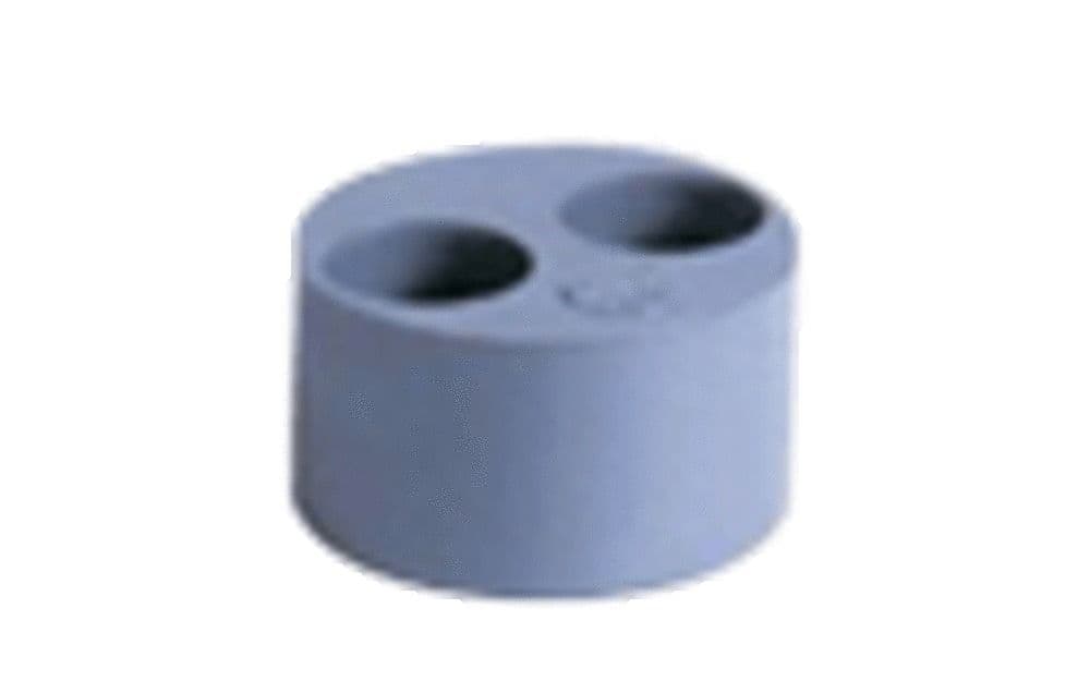 Nicoll raccord à coller PVC tampon de réduction double MFF D110 x D40 x D40 gris vue 1