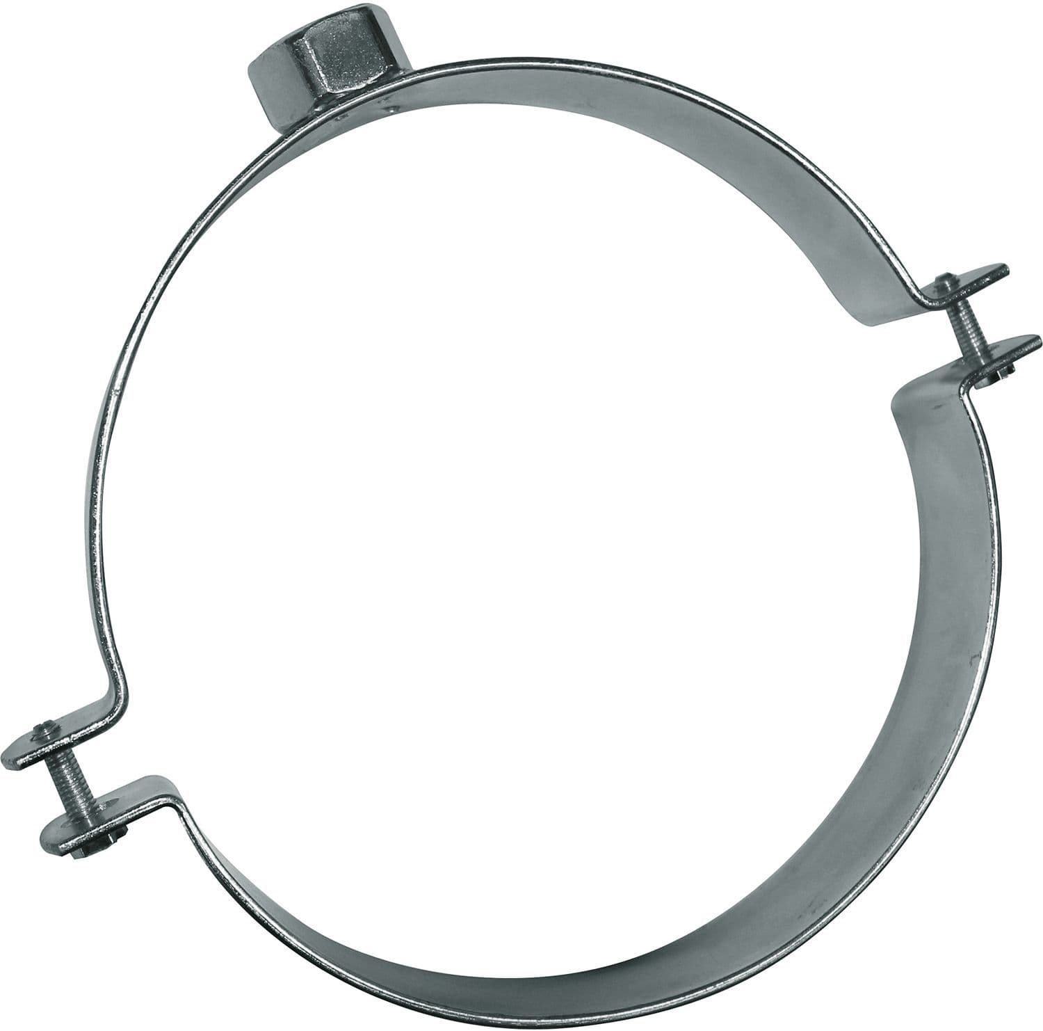 COLLIER GALVA P.TUBE PE GEBERIT 200MM 4/4" vue 1