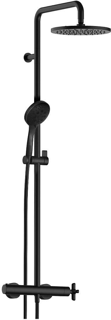 COLONNE DE DOUCHE +THERMOSTAT ICONA CLASSIC FANTINI 24CM NOIR MAT vue 1