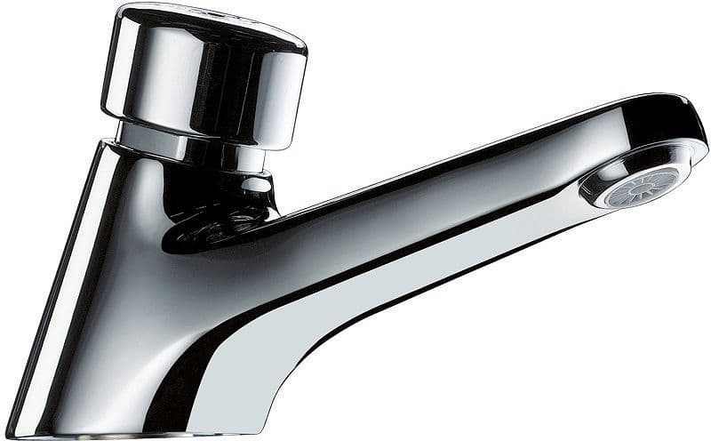 ROBINET DE LAVABO TEMPORISE TEMPOSTOP DELABIE 7 SEC CHROME vue 1