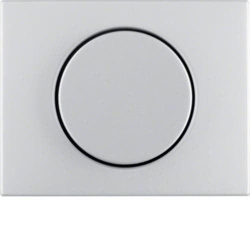 Enjoliveur avec bouton de réglage pour variateur rotatif Berker K.5 Alu vue 1