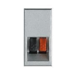 Axolute - connecteur haut parleur 1 module -clair vue 1