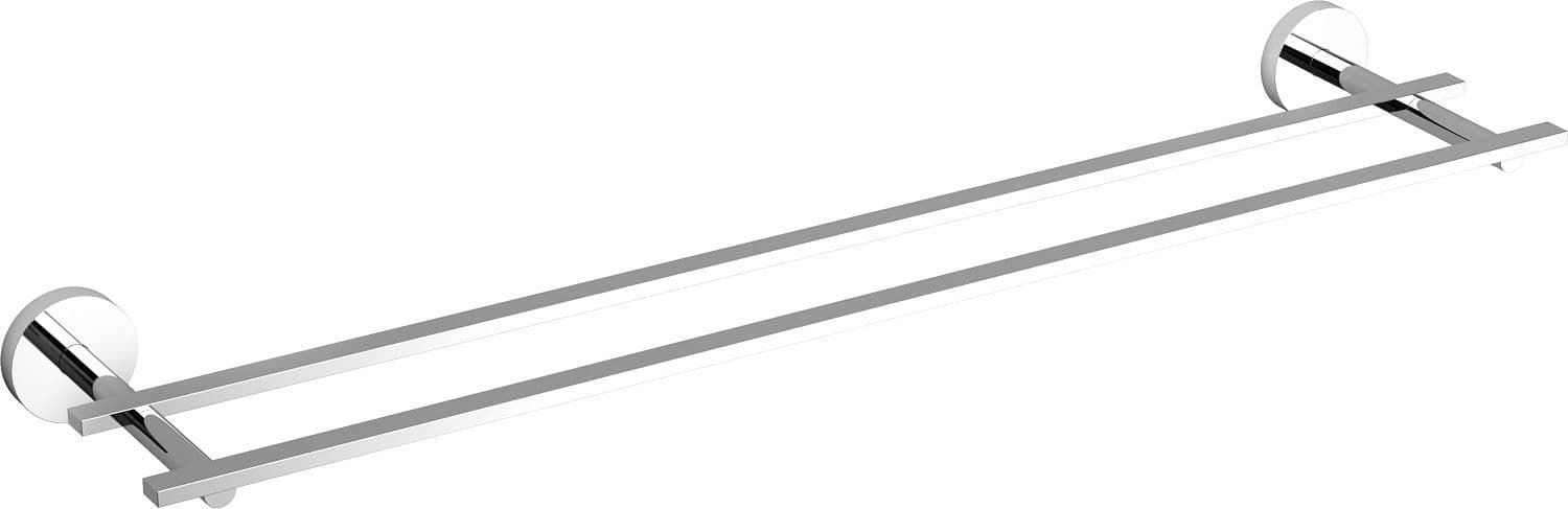 SECHE-SERVIETTE DOUBLE FLAT CLOU 60CM CHROME vue 1