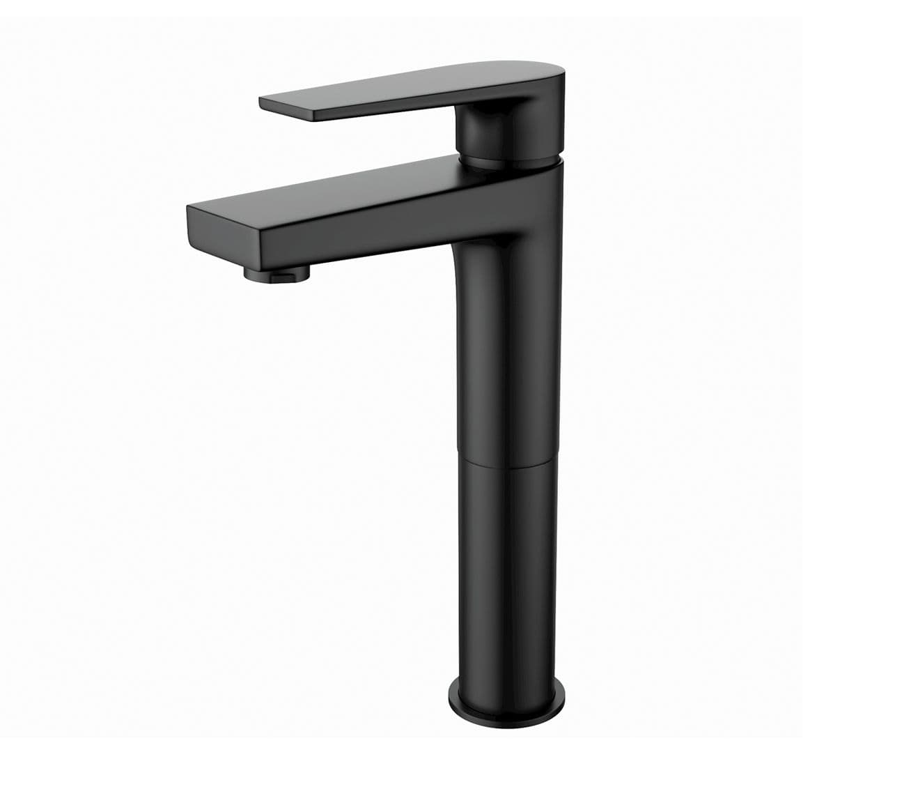 ALONI MITIGEUR LAVABO HAUT NOIR MAT vue 1