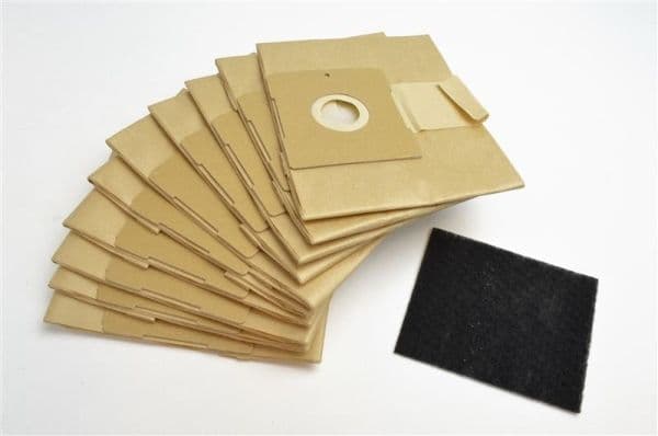 Set sacs à poussière + filtre moteur vue 1