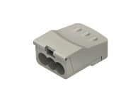 Raccord sans vis 1 - 2,5mm² 8 entrées - Gris vue 1