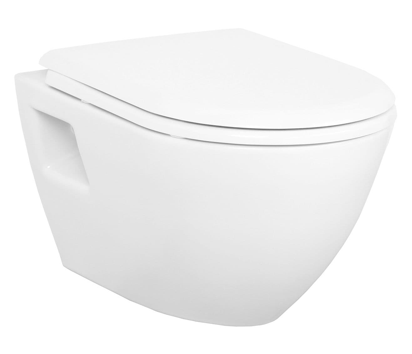 DESIGN OPHANG WC MET RVS SPROEIER (BIDET), WIT vue 1