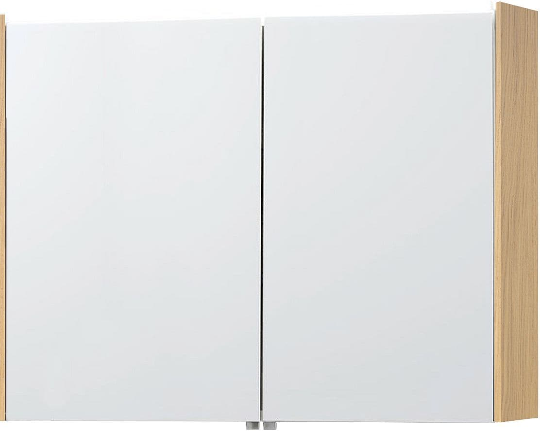 ARMOIRE DE TOILETTE MOLTO 91CM AVEC ECLAIRAGE LEDLINE CHENE BRONZE vue 1