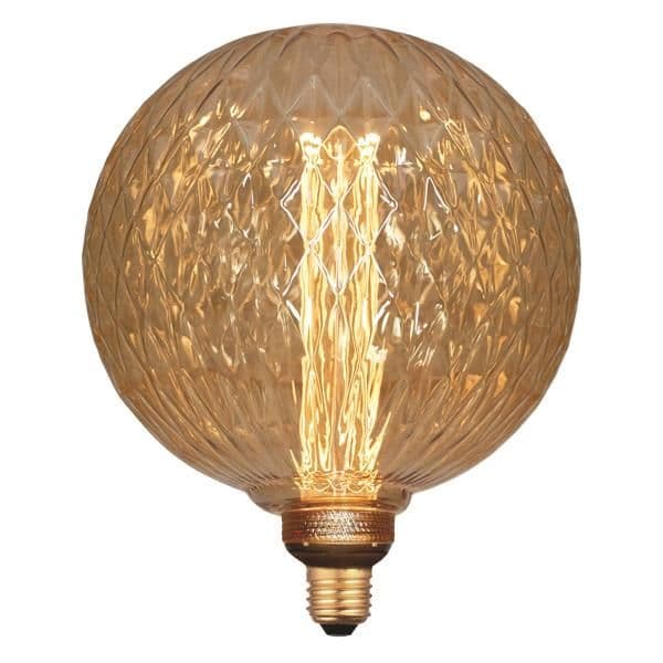 Lampe deco G200 dimmable 3,5W 2000K E27 verre Or vue 1
