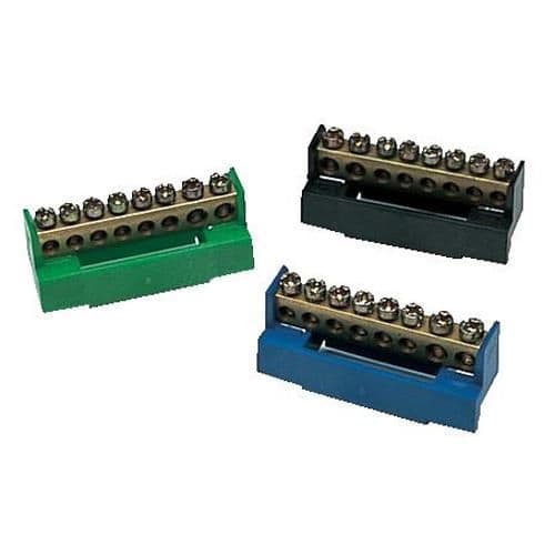 Barrette de terre Verte 6 x 10mm² + 2 x 16mm² vue 1