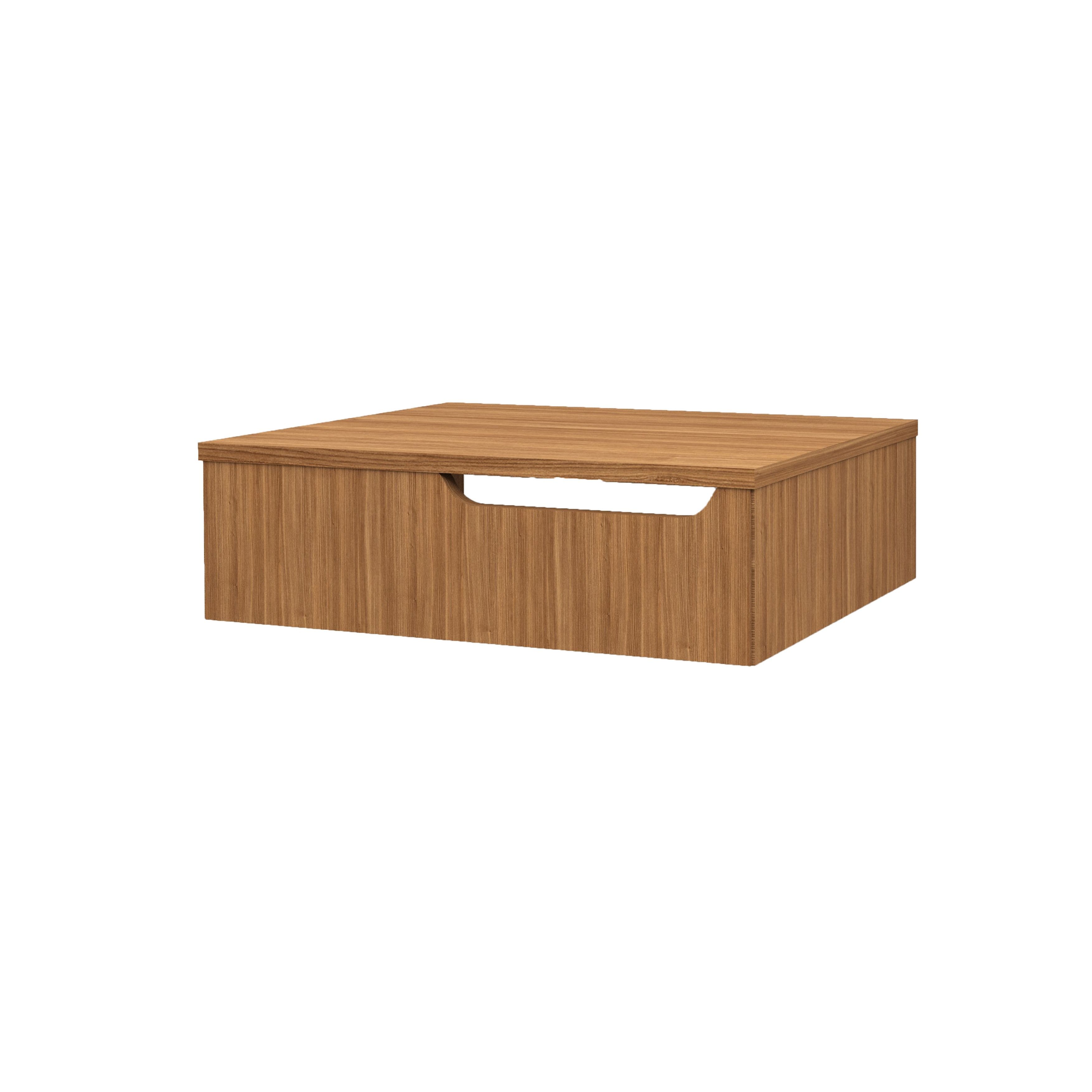 FELIX MEUBLE SOUS-PLAN AVEC PORTE-SERVIETTE (60CM) - MARRON vue 1