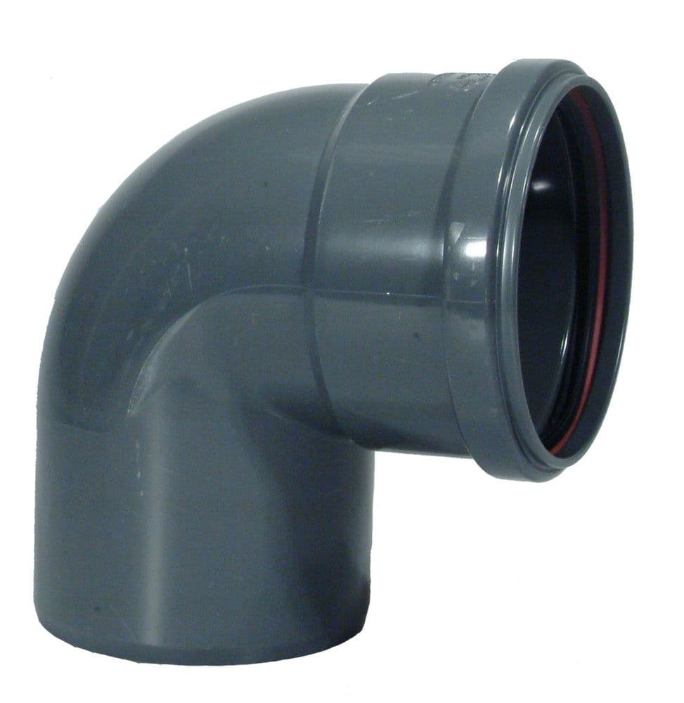 Kabelwerk Eupen Eucarigid-REGRB SN4 accessoires égout PVC coude 87° D160 mm gris vue 1