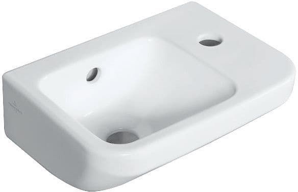 LAVE MAINS ARCHITECTURA VB 36,5X26CM +TROU ROBINET BLANC vue 1