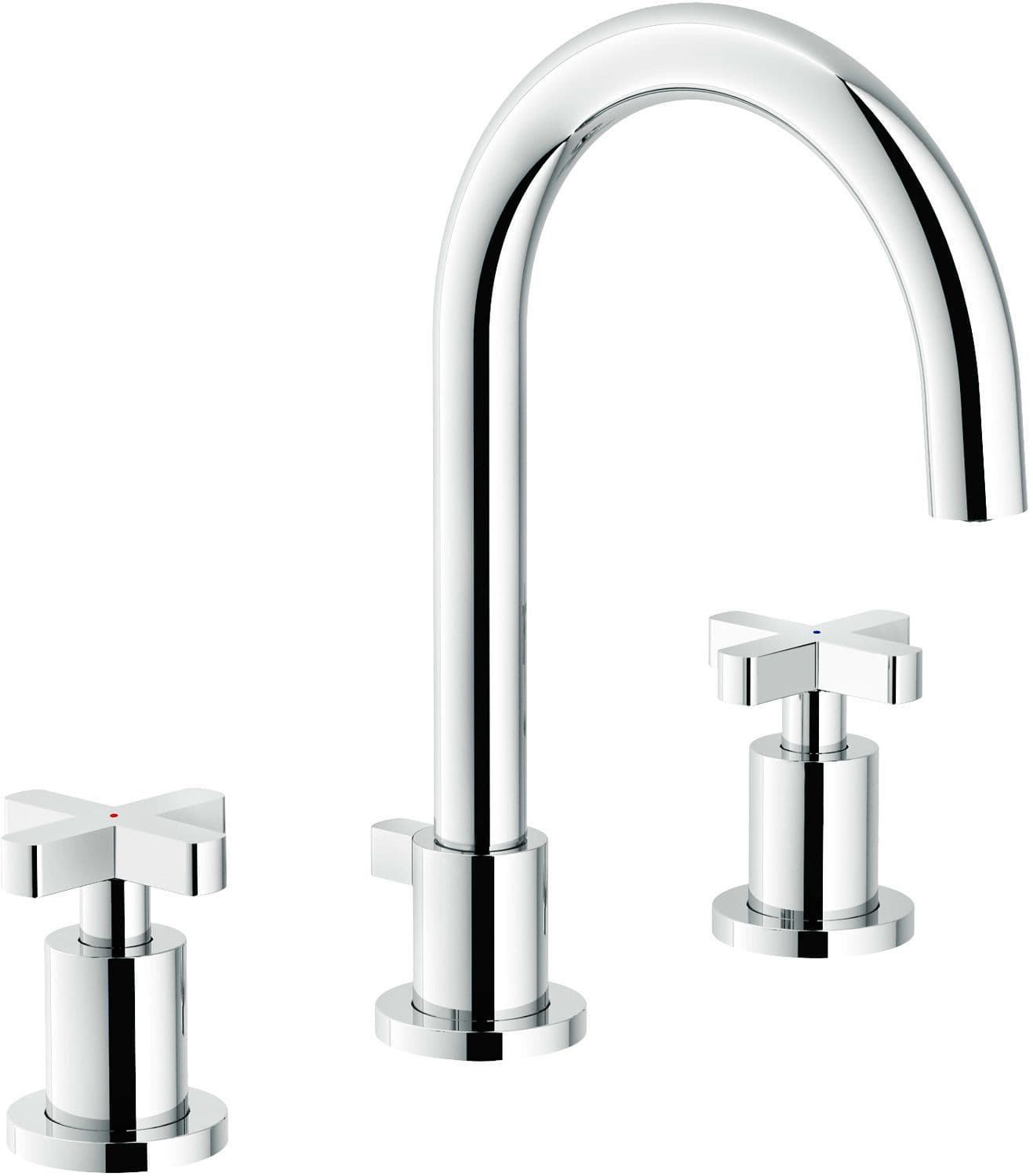 3TROUS MELANGEUR LAVABO LIRA NOBILLI SAILLE 150MM CHROME vue 1