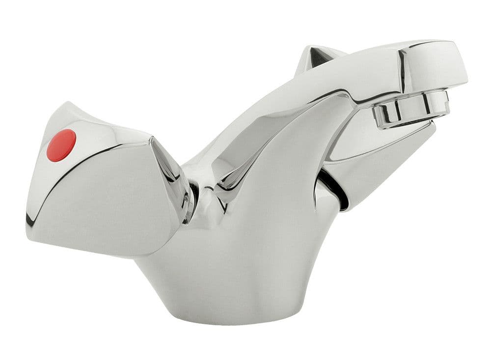 intro Riga mélangeur de lavabo avec chaîne chrome vue 1