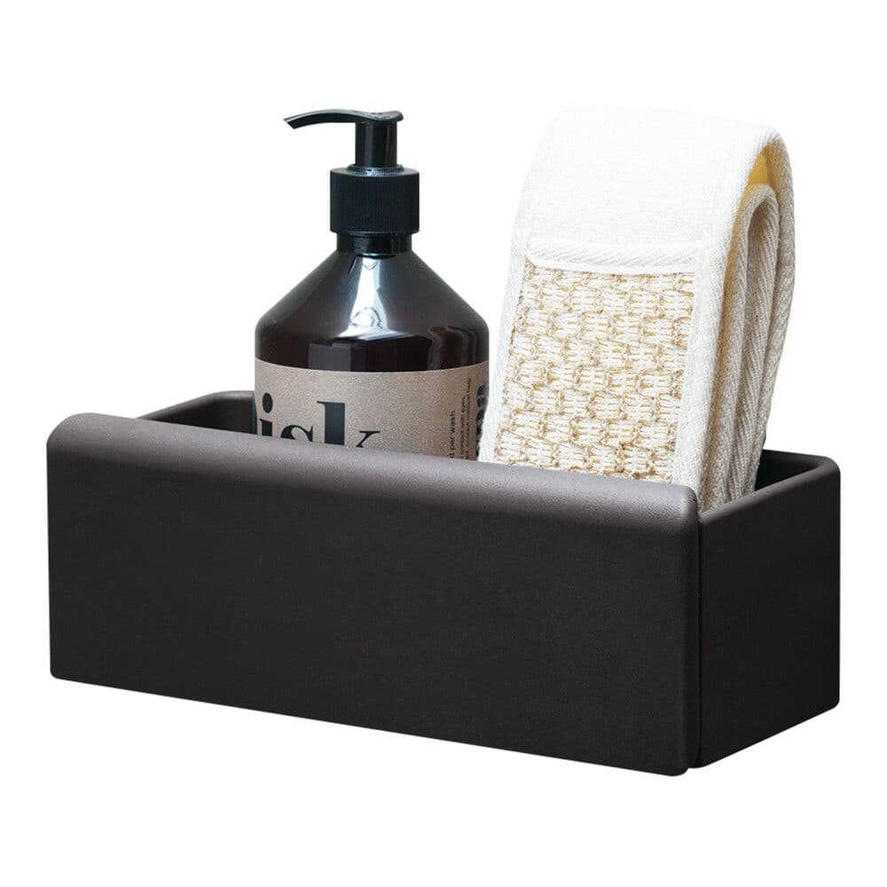 Arblu Tulip étagère avec raclette de douche gris clair vue 1