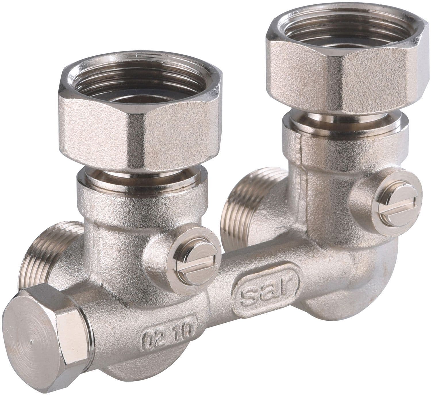 BLOC H 1TUBE COMAP VANNE MUR 3/4"EK-M22 vue 1