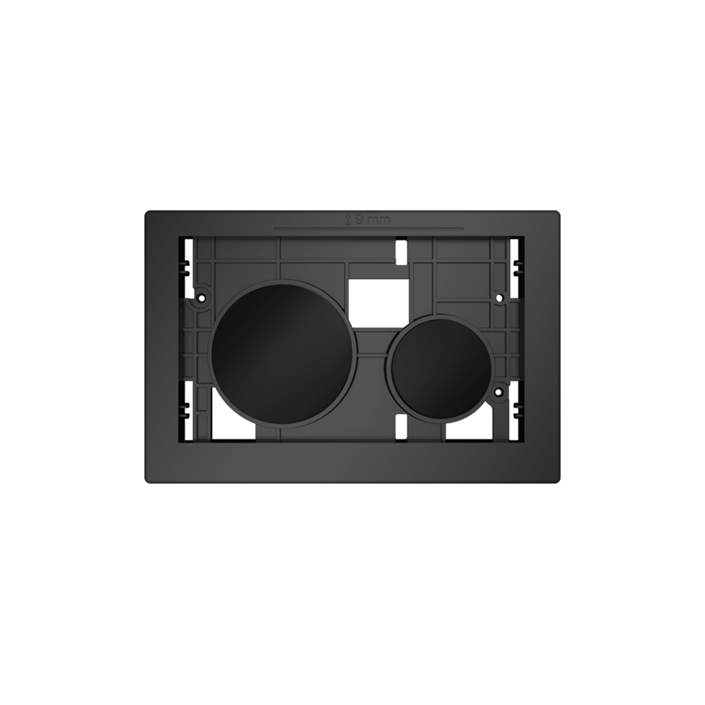 BOUTONS POUR PLAQUE DE DÉCLENCHEMENT TECELOOP, TOUCHES NOIRES vue 1