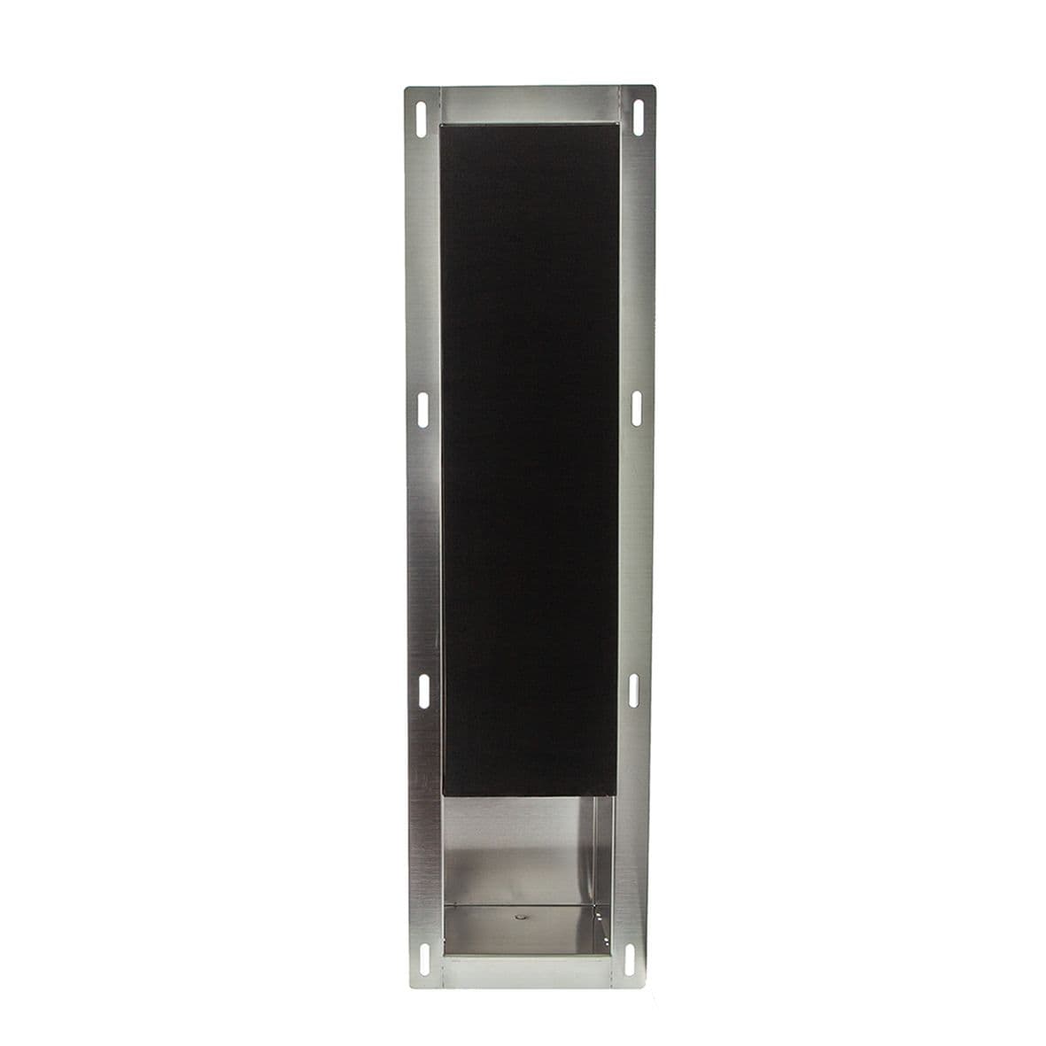 ALONI PORTE-ROULEAU DE RECHANGE ENCASTRABLE INOX, EXCL. INSERT (140X660X120MM) vue 1